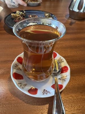 Mint tea   at Meze Moon in Chico