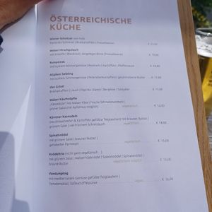 Menu 1 at Auenhütte in Hirschegg