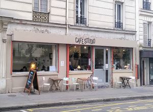Façade at Café Studio in Paris