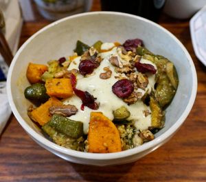 Brunch bowl at Café Studio in Paris