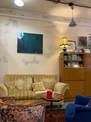 Interior space at Café Studio in Paris