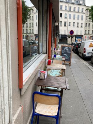 Terrace at Café Studio in Paris