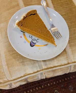 Pumkin pie at Café Studio in Paris