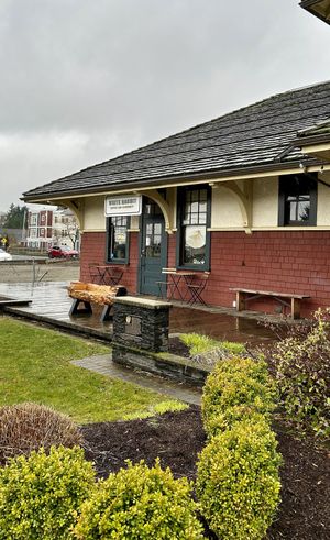 Entrance   at White Rabbit Coffee in Nanaimo