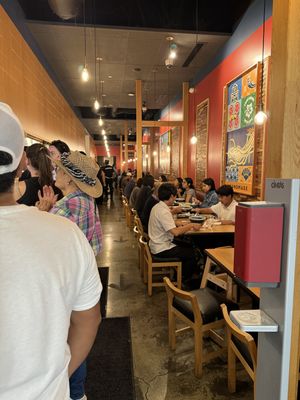 Inside   at Marugame Udon  in Costa Mesa