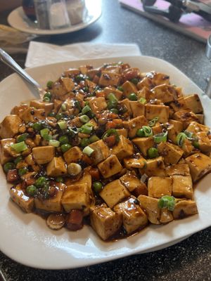 Ma Po Tofu  at Hunan Chinese Restaurant in La Pine