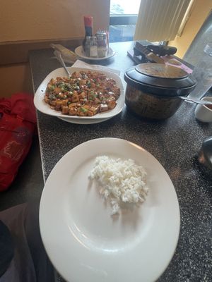 Ma po tofu   at Hunan Chinese Restaurant in La Pine