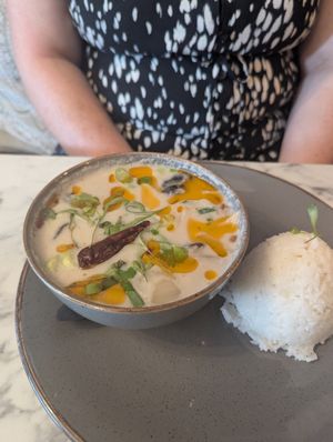 Tofu Tom Ka at Nok Nok Authentic Thai Food in Swansea