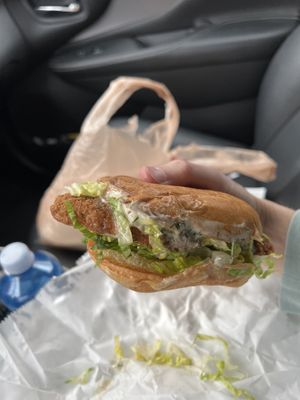 Fillet-O-Wich 🐟🌱  at Mean Mandy's in Asheville