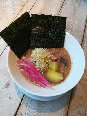 Vegan ramen at AIN SOPH.Journey in Tokyo