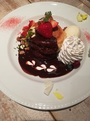 Valentine's Day Pancake at AIN SOPH.Journey in Tokyo