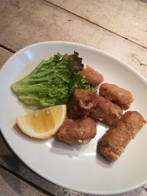 Soy meat karaage at AIN SOPH.Journey in Tokyo