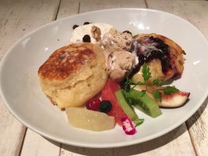 Berry Pancakes - fantastic at AIN SOPH.Journey in Tokyo