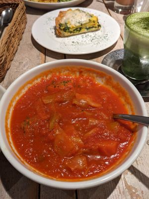 Tomato soup at AIN SOPH.Journey in Tokyo