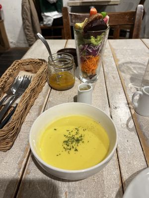 Corn soup  at AIN SOPH.Journey in Tokyo