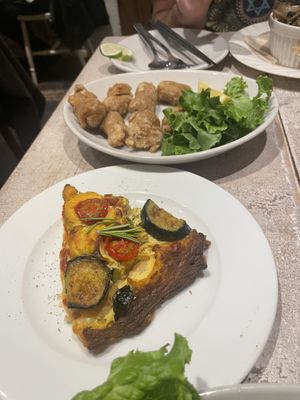 Quiche and karrage   at AIN SOPH.Journey in Tokyo