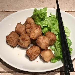 soy meat karage at AIN SOPH.Journey in Tokyo