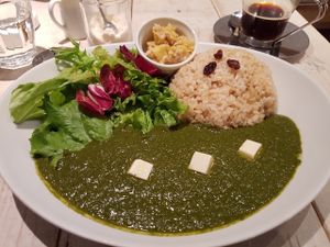 Rice and lentils  at AIN SOPH.Journey in Tokyo