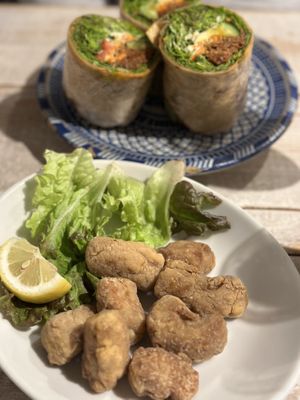 Burrito and soy meat   at AIN SOPH.Journey in Tokyo