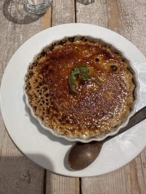 Crème brûlée—so good!   at AIN SOPH.Journey in Tokyo
