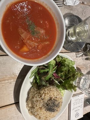 Tomato soup plate—very tasty!   at AIN SOPH.Journey in Tokyo