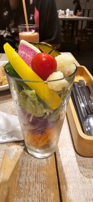 Parfait salade, fresh ans delicious at AIN SOPH.Journey in Tokyo