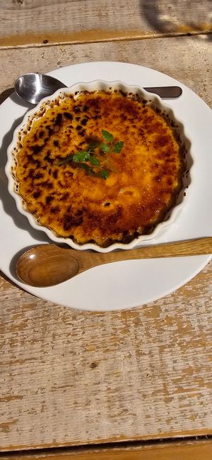 Creme brulee at AIN SOPH.Journey in Tokyo