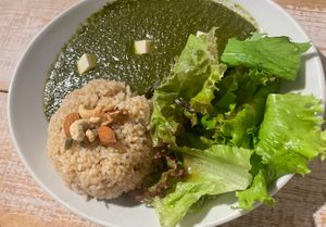 Spinach curry  at AIN SOPH.Journey in Tokyo
