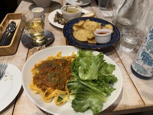 Vegan Bolognese  at AIN SOPH.Journey in Tokyo