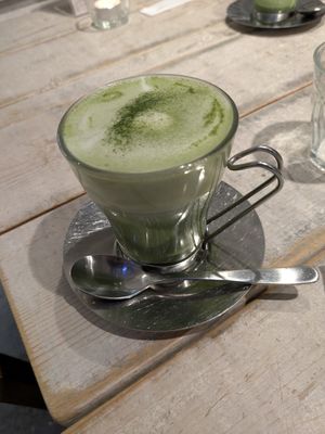Soy Matcha Latte at AIN SOPH.Journey in Tokyo