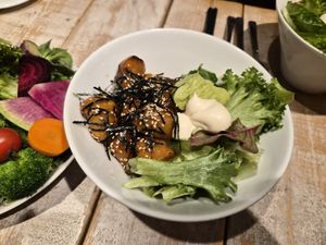 Soy chicken at AIN SOPH.Journey in Tokyo