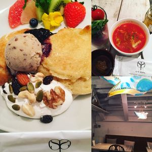 Pancakes course:) at AIN SOPH.Journey in Tokyo
