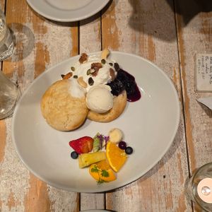 Pancakes for dessert 😋   at AIN SOPH.Journey in Tokyo