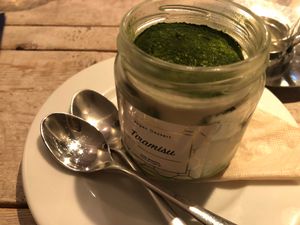 Matcha tiramisu was OK at AIN SOPH.Journey in Tokyo