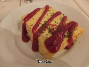 Tortilla omelette with homemade ketchup at AIN SOPH.Journey in Tokyo