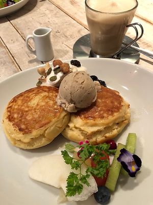 Pancakes at AIN SOPH.Journey in Tokyo