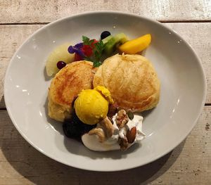 Vegan pancakes at AIN SOPH.Journey in Tokyo