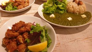 Kara age and curry at AIN SOPH.Journey in Tokyo