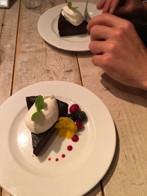 Chocolate gateau  at AIN SOPH.Journey in Tokyo
