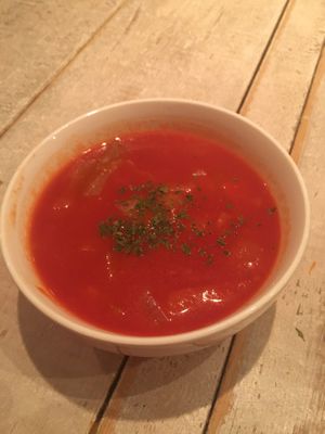Tomato soup at AIN SOPH.Journey in Tokyo