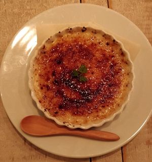 Creme Brulee at AIN SOPH.Journey in Tokyo