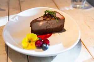 Raw Vegan Chocolate and Avocado Cheesecake at AIN SOPH.Journey in Tokyo