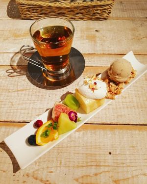 Herbal tea & vegan dessert at AIN SOPH.Journey in Tokyo