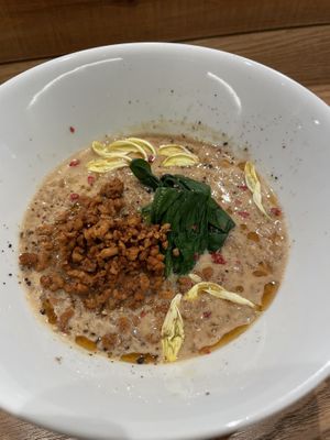 Soy milk ramen   at Onari Yokocho in Kamakura