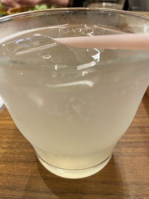Yuzu delicious Soda  at Onari Yokocho in Kamakura