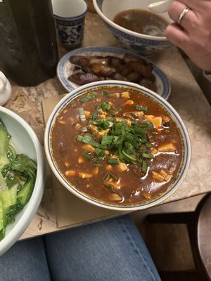 Tofu in salsa piccante con funghi   at LAO 老 in Turin