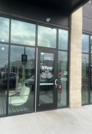 Outside(speedway Mainstreet)  at Le Peep in Speedway