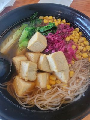 Vegan delight at Rockin' Ramen in Temple