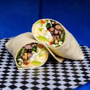 Mount Santiago Vegetarian Wrap at Mountain Grass Gallery & Bistro in Kimberley