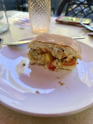 Mount Samkos Sandwich   at Mountain Grass Gallery & Bistro in Kimberley